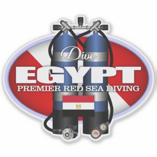 Egypte (ST) Sticker (Voorkant)