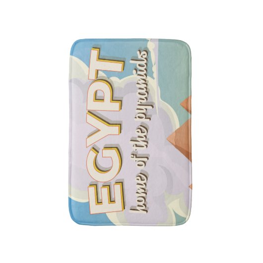 Egypte - Startpagina van de reisposter Pyramids Badmat (Voorkant Verticaal)