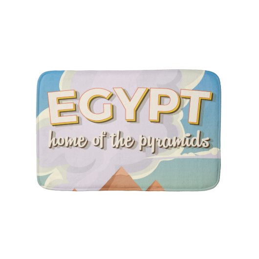 Egypte - Startpagina van de reisposter Pyramids Badmat (Voorkant)