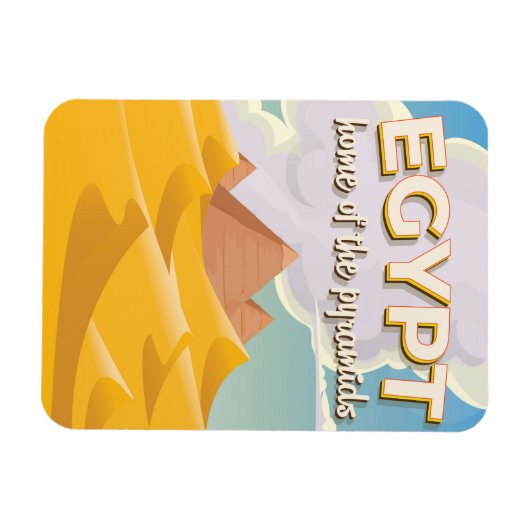 Egypte - Startpagina van de reisposter Pyramids Magneet (Horizontaal)