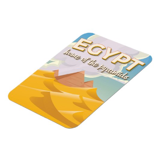 Egypte - Startpagina van de reisposter Pyramids Magneet (Linkerzijde)