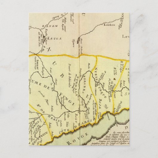 Egypte, Sudan Briefkaart (Voorkant)