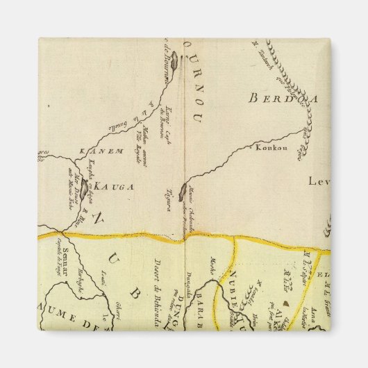 Egypte, Sudan Magneet (Voorkant)