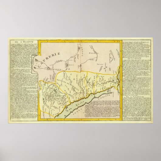 Egypte, Sudan Poster (Voorkant)