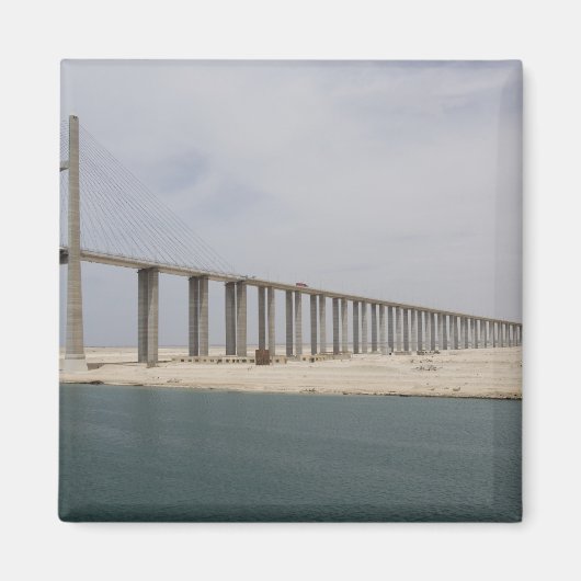 Egypte, Suezkanaal. Brug van Vrede ook bekend als  Magneet (Voorkant)