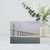 Egypte, Suezkanaal. Vredesbrug oftewel Vrede Briefkaart (Staand voorkant)