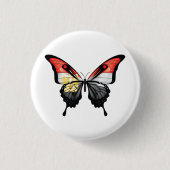 Egypte Swallowtail Vlinder Vlag Sticker Ronde Button 3,2 Cm (Voorkant)
