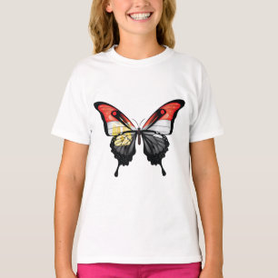Egypte Swallowtail Vlinder Vlag Sticker T-shirt