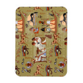 Egypte | Symbolen Patroon Magneet (Verticaal)