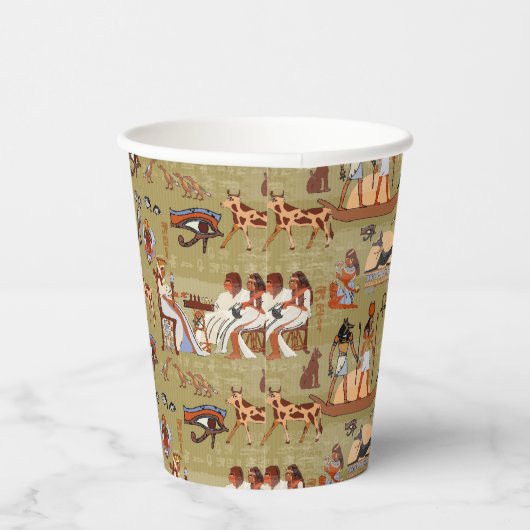 Egypte | Symbolen Patroon Papieren Bekers (Rechts)