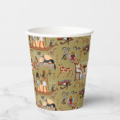 Egypte | Symbolen Patroon Papieren Bekers (Voorkant)