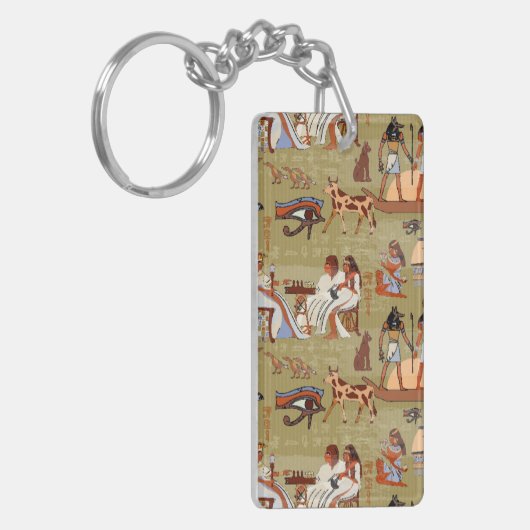 Egypte | Symbolen Patroon Sleutelhanger (Voorkant Links)