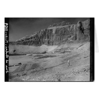 Egypte. Tempel van Deir El Bahre rond 1936
