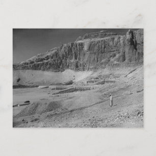 Egypte. Tempel van Deir El Bahre rond 1936 Briefkaart