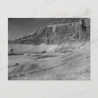 Egypte. Tempel van Deir El Bahre rond 1936 Briefkaart