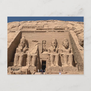 Egypte, The Great Temple of Ramses II, Abu Simbel Briefkaart