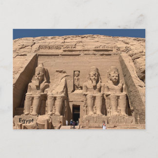 Egypte, The Great Temple of Ramses II, Abu Simbel Briefkaart