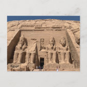 Egypte, The Great Temple of Ramses II, Abu Simbel Briefkaart (Voorkant)