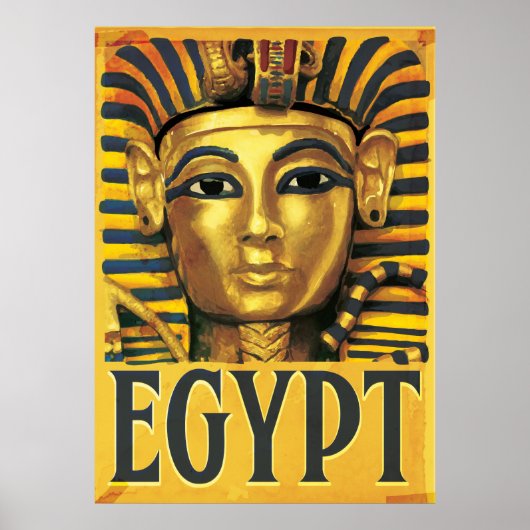 Egypte -Toetanchamon Poster (Voorkant)