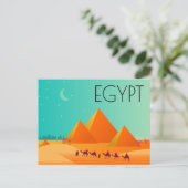 EGYPTE TRAVEL BRIEFKAART (Staand voorkant)