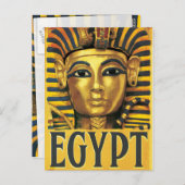 Egypte - Tutankhamun Briefkaart (Voorkant / Achterkant)