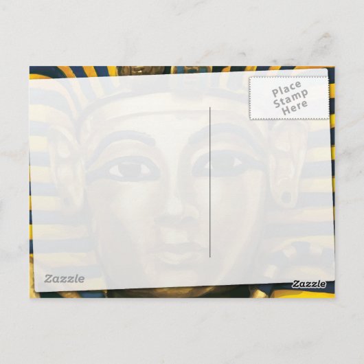 Egypte - Tutankhamun Briefkaart (Achterkant)