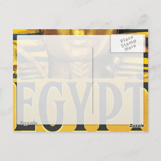 Egypte - Tutankhamun Briefkaart (Achterkant)