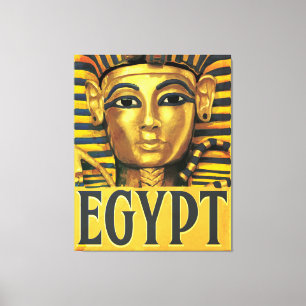 Egypte - Tutankhamun Canvas Afdruk