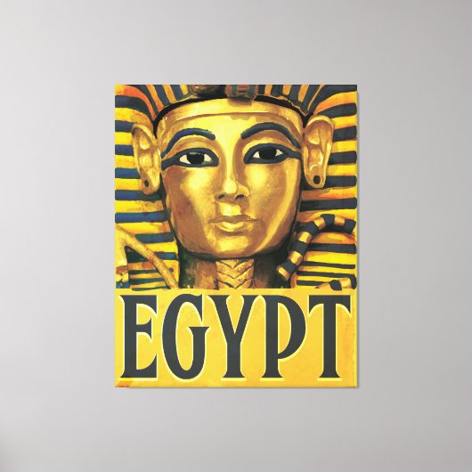 Egypte - Tutankhamun Canvas Afdruk (Voorkant)