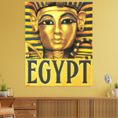 Egypte - Tutankhamun Canvas Afdruk (Insitu (Woonkamer))