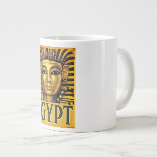 Egypte - Tutankhamun Grote Koffiekop (Voorkant rechts)