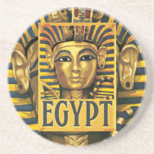 Egypte -Tutankhamun Zandsteen Onderzetter
