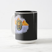 egypte tweekleurige koffiemok (Voorkant links)