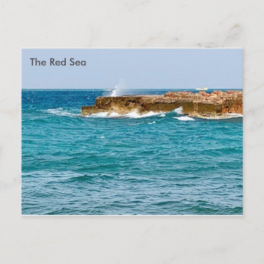 Egypte Uitzicht van het Rode Zee uit Egypte Briefkaart (Voorkant)