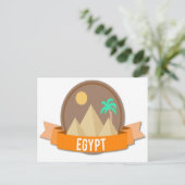 Egypte Uniek Briefkaart (Staand voorkant)