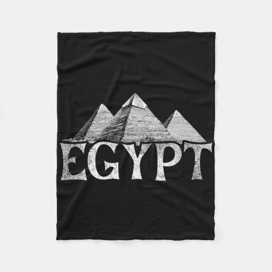 Egypte Vakantie Reizen Piramides Fleece Deken (Voorkant)