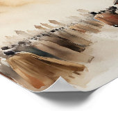 "Egypte verlaten - Exodus Waterverf Art Print (Hoek)