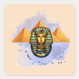 Egypte Vierkante Sticker