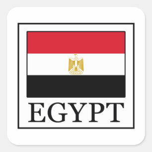 Egypte Vierkante Sticker