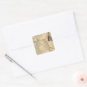 Egypte Vierkante Sticker (Envelop)