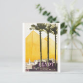 Egypte Vintage Travel briefkaart (Staand voorkant)