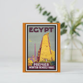 Egypte Vintage Travel Briefkaart (Staand voorkant)