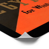 Egypte Vintage Travel Poster (Hoek)