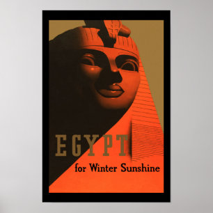 Egypte Vintage Travel Poster