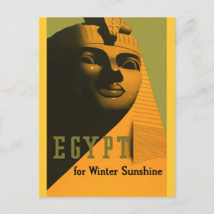 Egypte - Vintage Travel Poster Art Briefkaart
