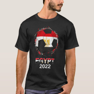Egypte vlag 2022 supporter Egyptisch voetbalteam E T-shirt