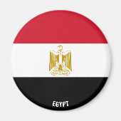 Egypte vlag charmant patriotticum magneet (Voorkant)