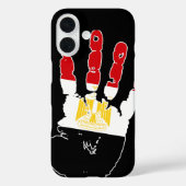Egypte Vlag Handafdruk Case-Mate iPhone Case (Achterkant)