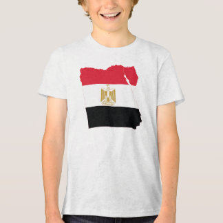 Egypte Vlag Kaart Tri-Blend Shirt