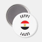 Egypte Vlaggenwiel Magneet (Voorkant / Achterkant)